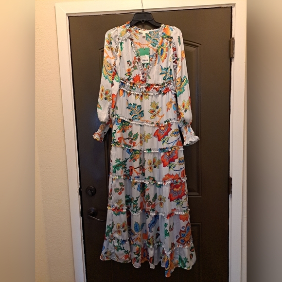 Chelsea & Violet Dresses & Skirts - NWT Chelsea & Violet Margaux Floral Plisse Maxi Dress Multicolor  Size S